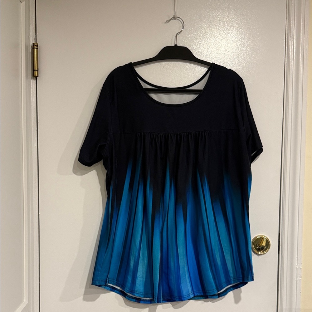 Gradient Blue Women's Top
